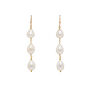 Freshwater pearl cascading drop earrings by Mirabelle